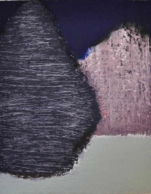 허승희,겨울나무 14.5x18cm, acrylic on canvas, 2018 20만원